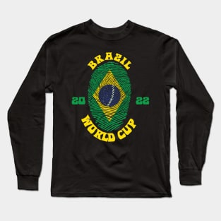 Brazil World Cup 2022 Long Sleeve T-Shirt